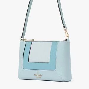 Kate Spade Lena Blue Color block, Convertible Wristlet. NWT